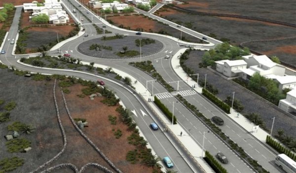 La vía Arrecife-Aeropuerto es la que más tráfico sigue soportando