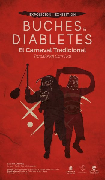 La Casa Amarilla de Lanzarote inaugura la exposición BUCHES & DIABLETES. El Carnaval Tradicional