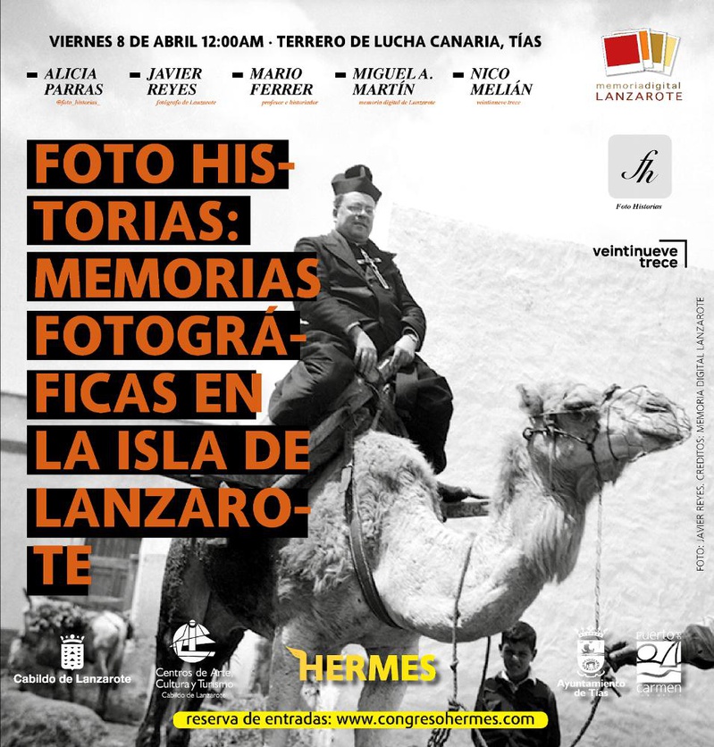 Memoria  de Lanzarote estará presente en el  II Congreso Hermes de comunicación  en España y Latinoamérica 