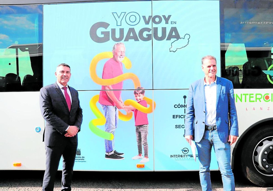 Un 30% más de viajeros de las guaguas en 2023