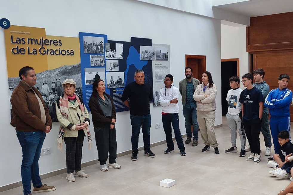 Caleta del Sebo alberga una exposición permanente sobre la historia de La Graciosa